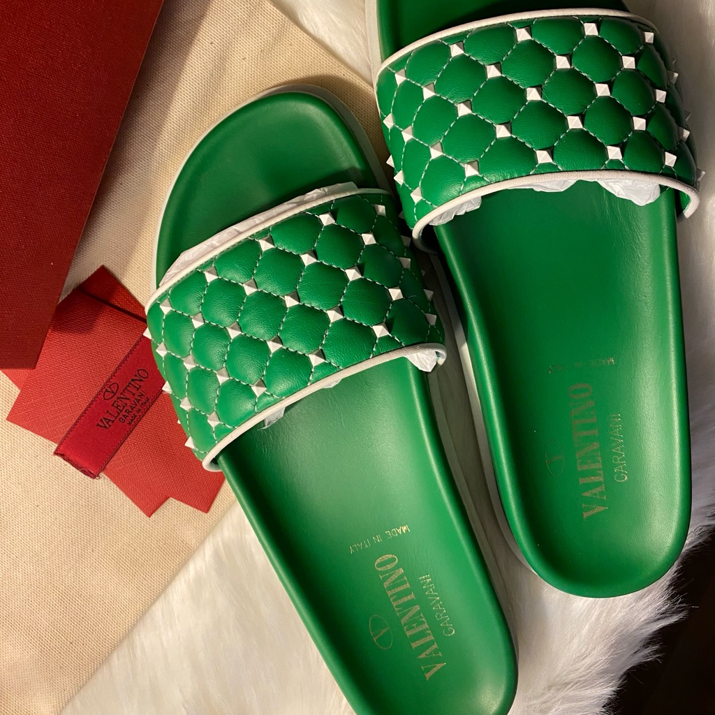Valentino Rock Studs Slides